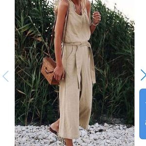 Casual Khaki jumpsuit ☀️